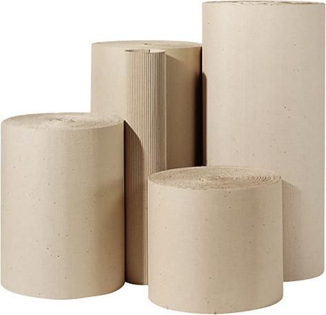 Rollenwellpa. 1-wellig, 300mm breitx70lfm, 80g/qm
