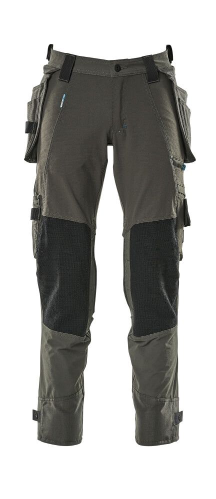 Hose mit Hängetaschen Dunkelanthrazit, 90C51