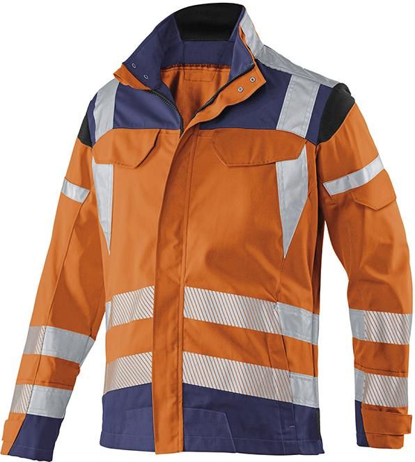 Kübler REFLECTIQ Warnschutz-Jacke, Orange, Gr. 25 Untersetzt