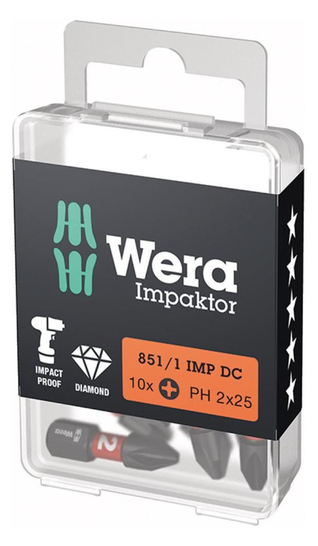 WERA 1/4"-Kreuzbits, DIN3126C6,3