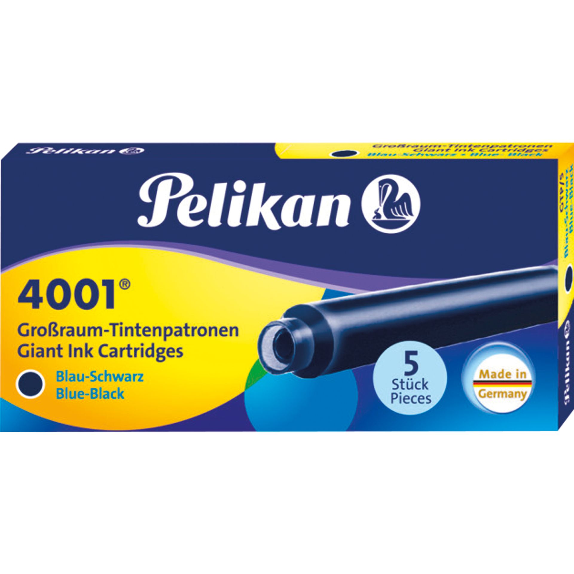 Tintenpatrone 4001 GTP/5 blauschwarz 5 St./Pack.