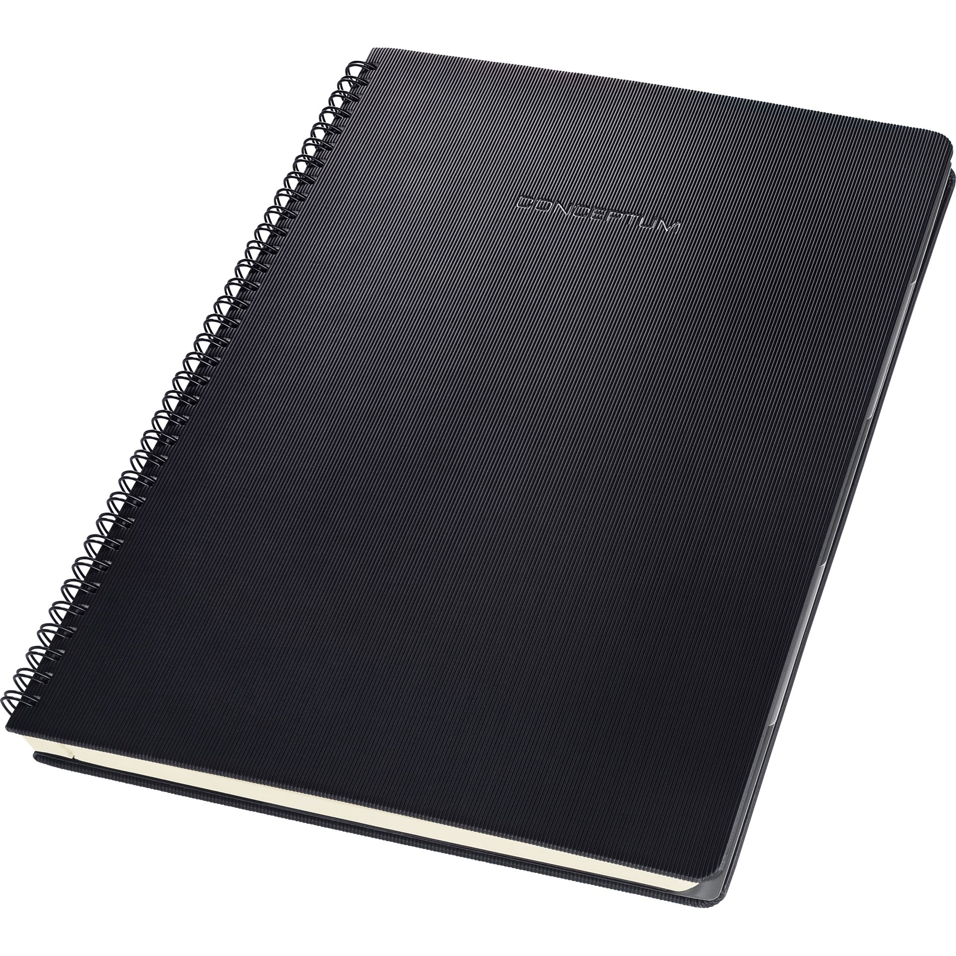 Collegeblock Conceptum Hardcover A4 kariert 80g sw