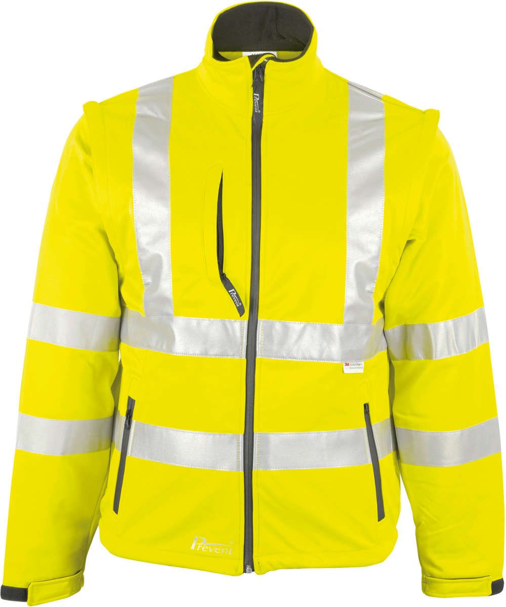 Warnjacke,Softshell,