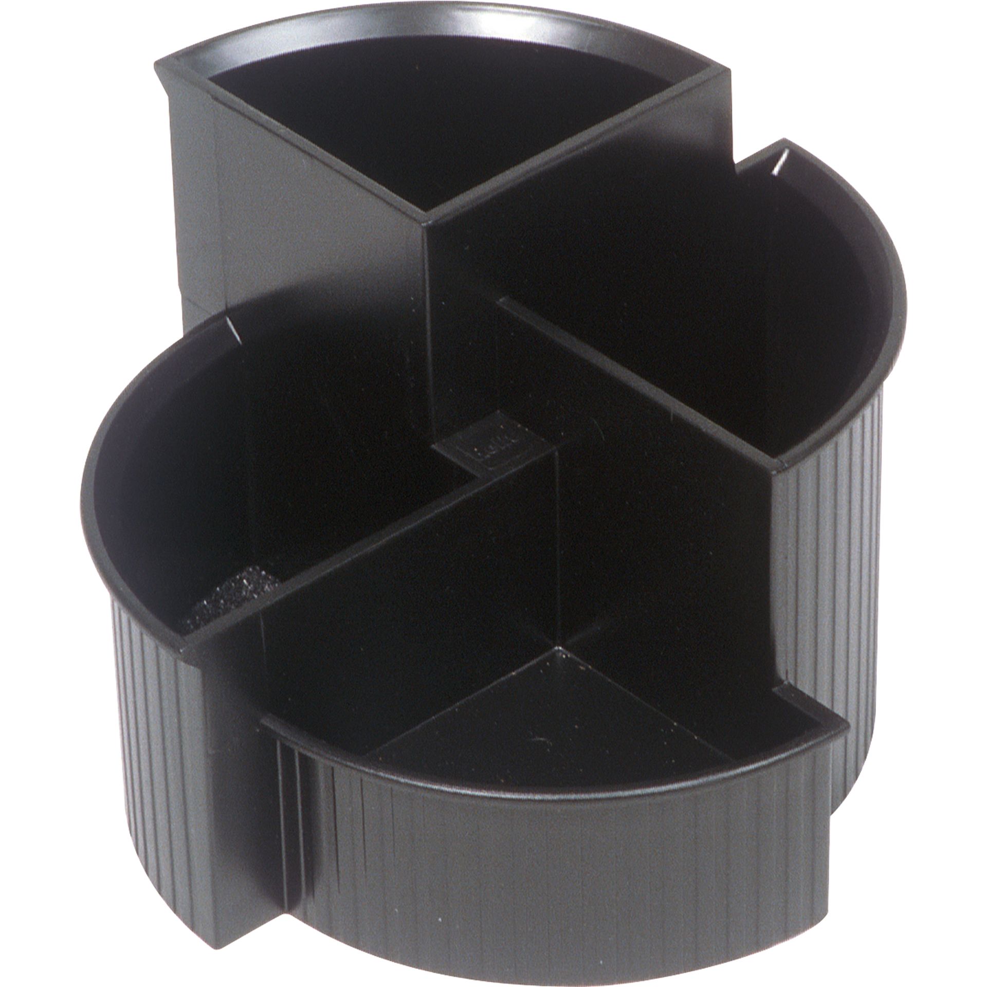 Stifteköcher Multi Linear 4Fächer Polystyrol sw