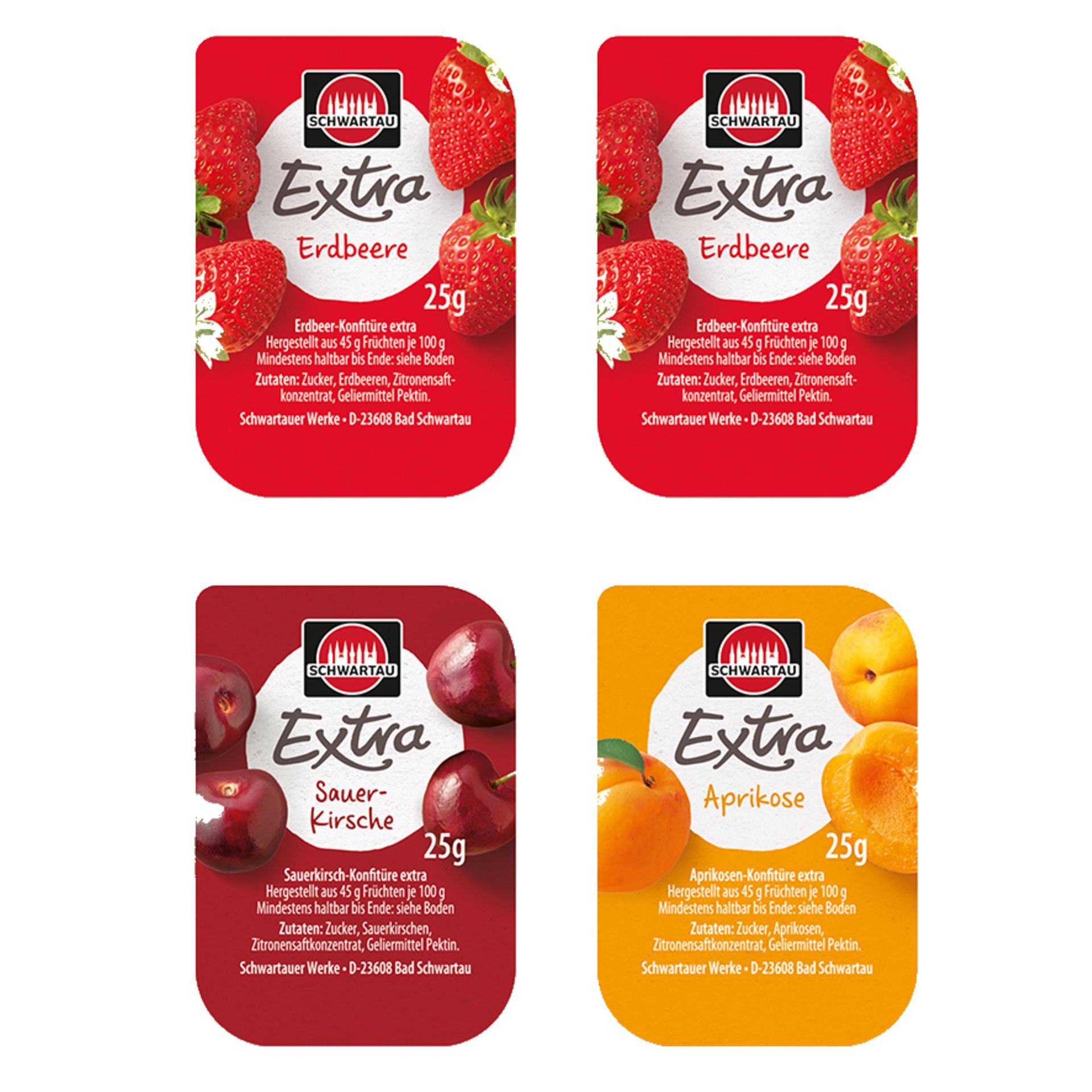 Konfitüre Extra sort 25g 100St