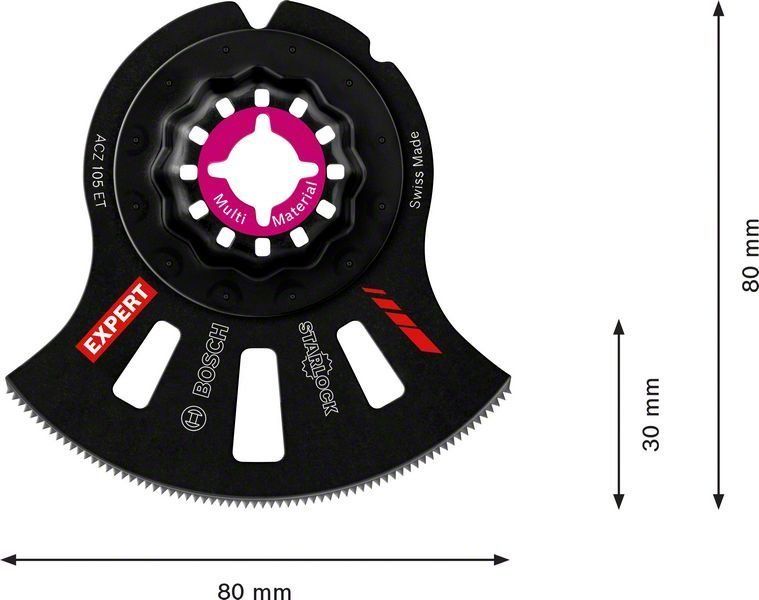 Bosch EXPERT MultiMaterial Segment Blade