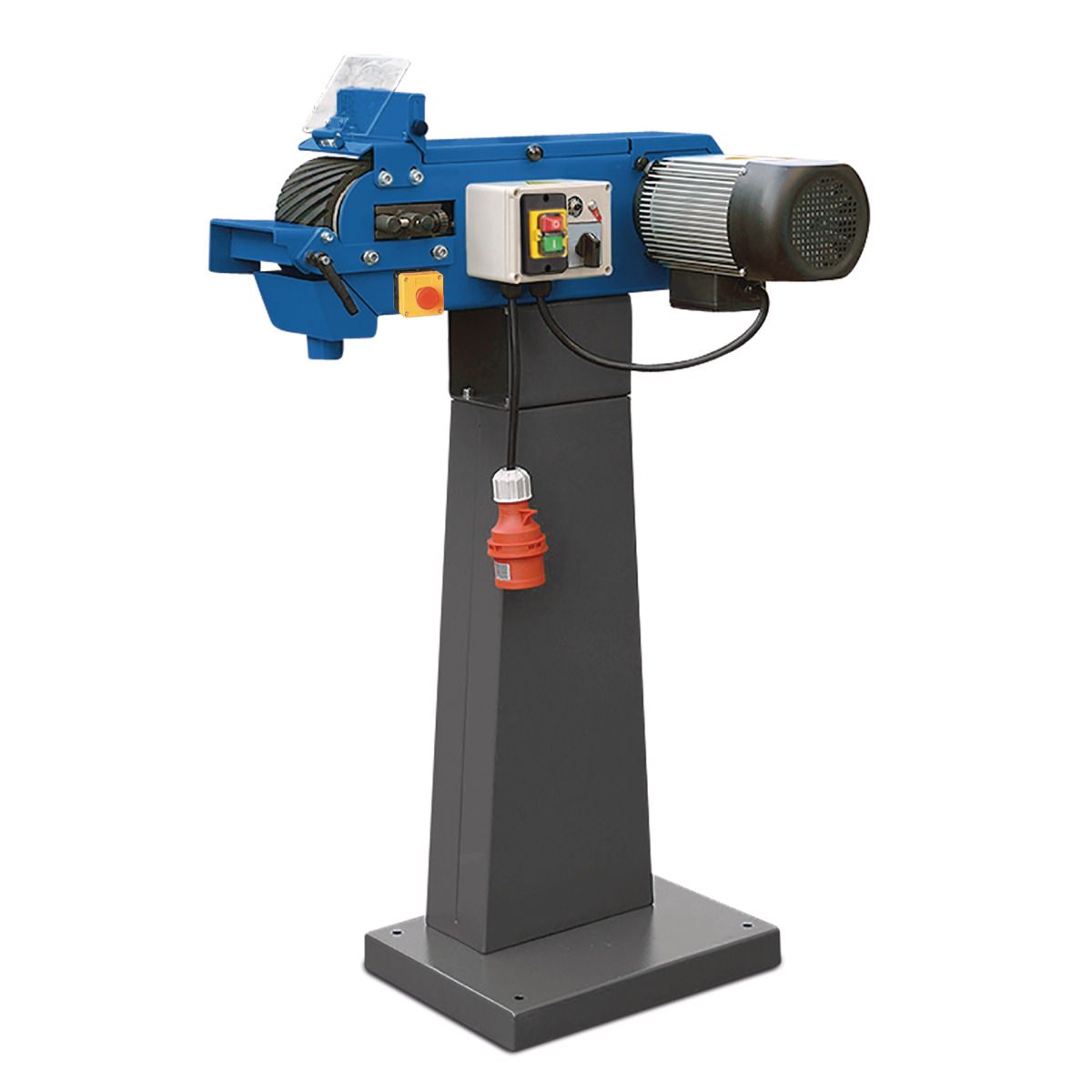 Bandschleifmaschine Metallkraft MBSM 100-140-2 (400V) Aktions-Set inkl. Unterbau
