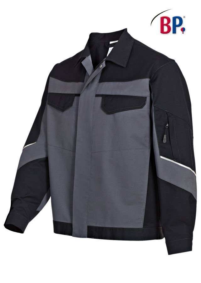 BP® Arbeitsjacke mit verdeckten Knöpfen
