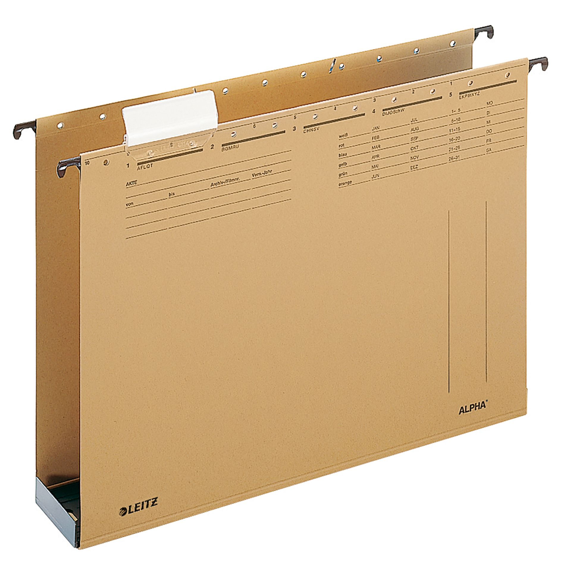 Hängesammler ALPHA DIN A4 60mm Karton braun