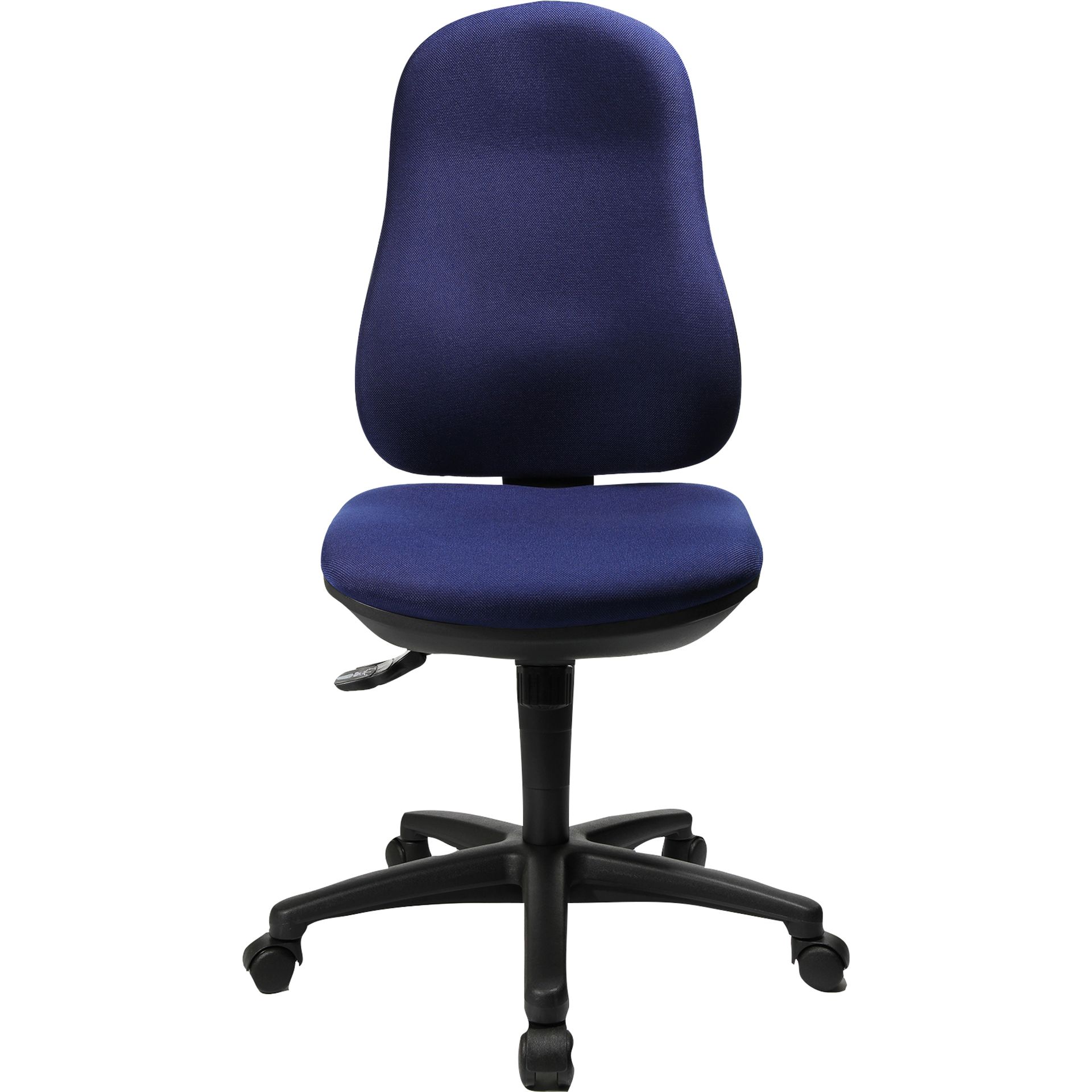 Bürodrehstuhl Support SY ohne Armlehnen blau