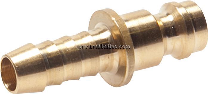 Kupplungsstecker (NW5) 4mm Schlauch, Messing