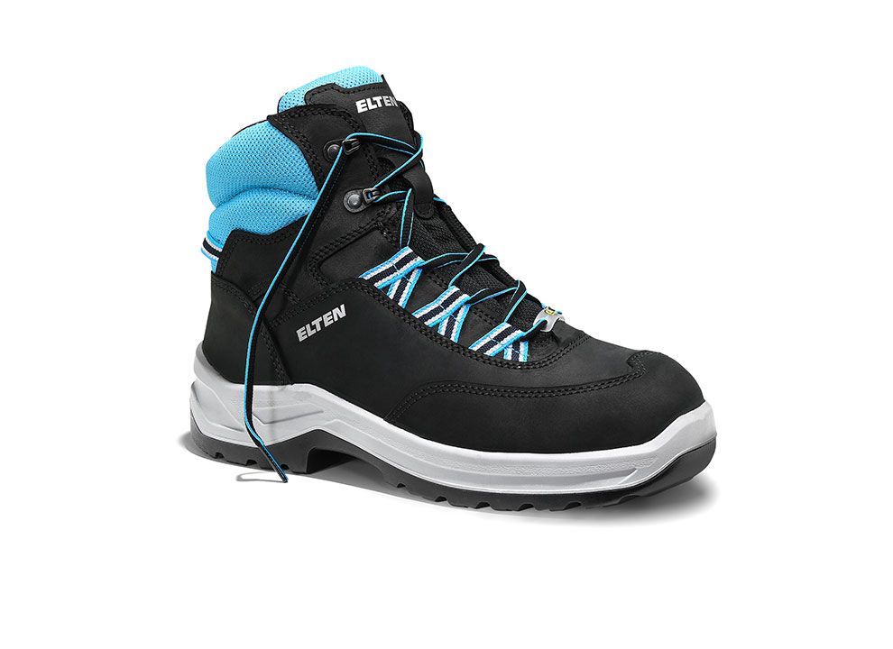 ELTEN Damen-LOTTE aqua Sicherheitsstiefel Mid S2 ESD, Schwarz, Gr. 35
