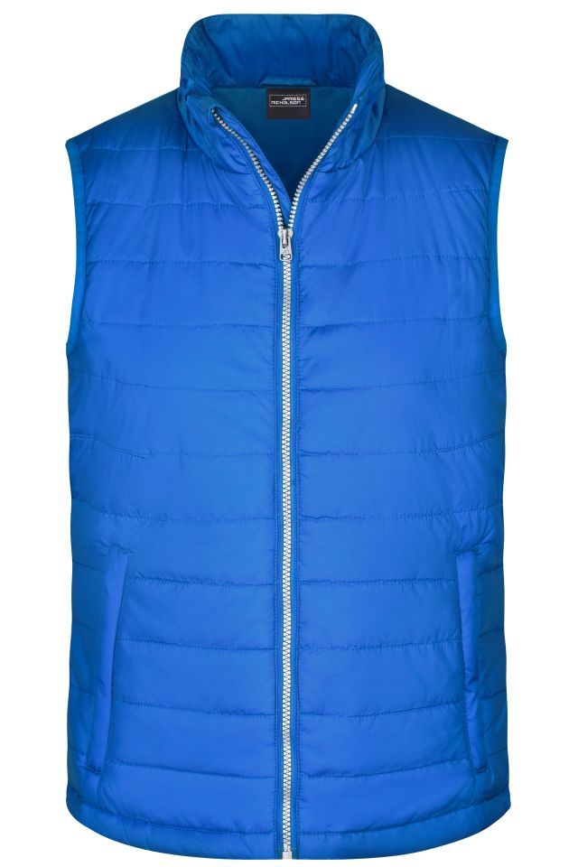 Men's Padded Vest Leichte, wattierte Steppweste blau, Gr. XL