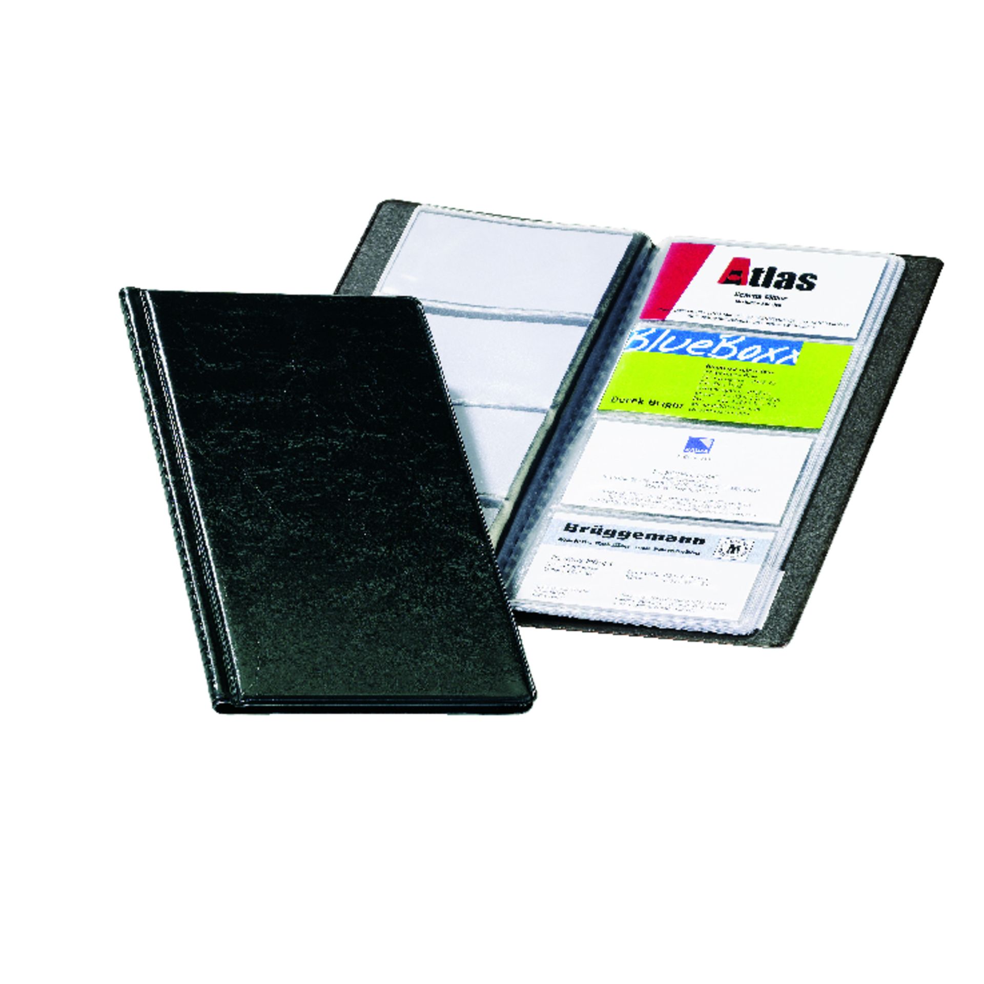 Visitenkarten-Buch VISIFIX für 96Karten 90x57mm sw