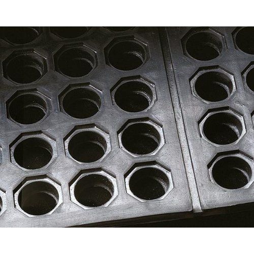 Arbeitsplatzmatte YOGA OCTA Basic schwarz B90xT90 cm