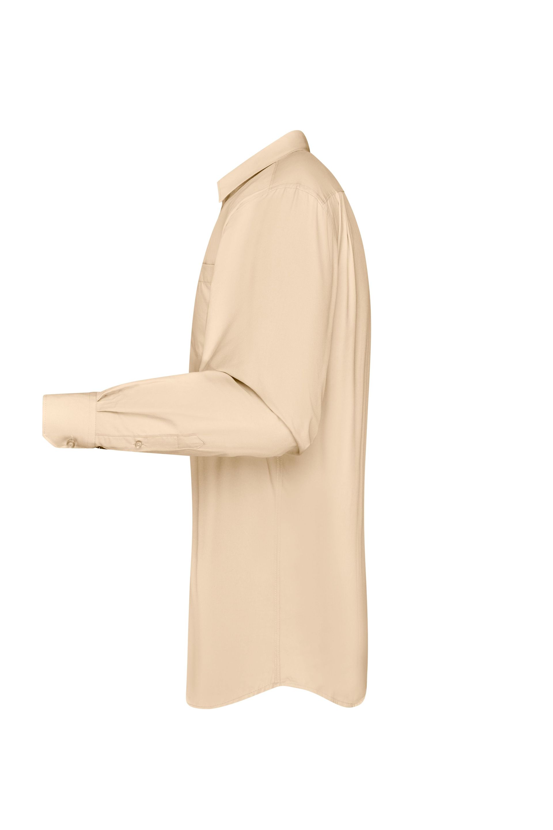 James & Nicholson JN678 Herren-Hemd, Braun/Grau, Gr. XL