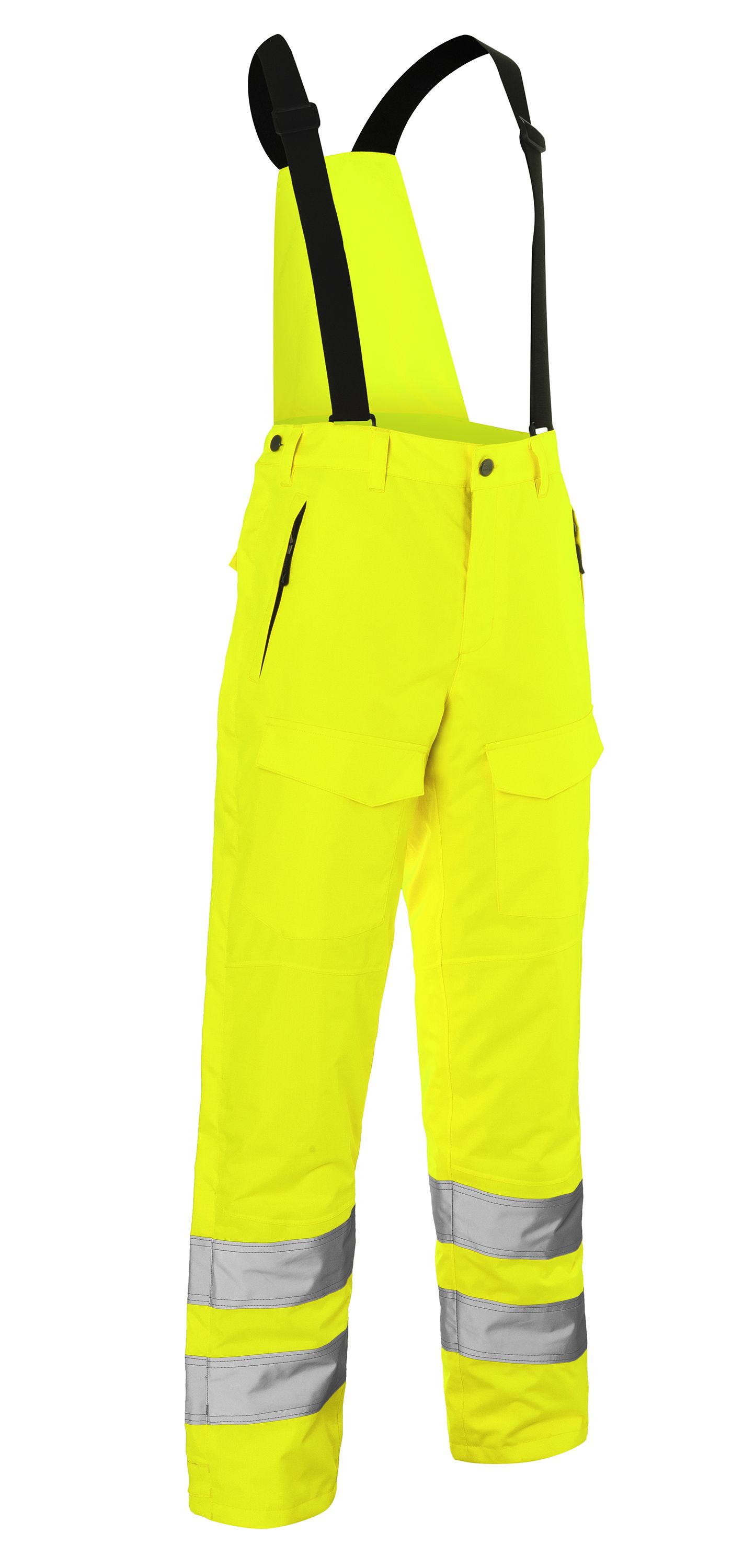 KÜBLER REFLECTIQ Wetterhose PSA 2 warngelb Gr. XS