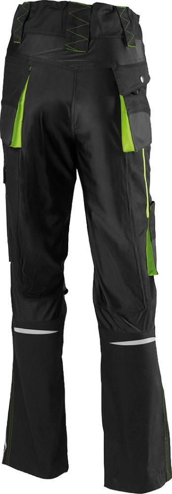 FORTIS Damen Bundhose 24,schw./limegreen, Gr. 36