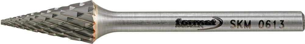 Kleinfrässtift HM Spitzkegelform 0613 C 3mm6x13mm FORMAT
