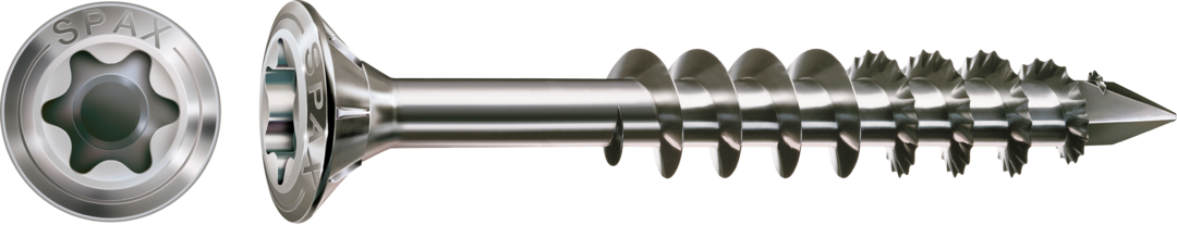 SPAX Fassenschraube Linsensenkkopf T-STAR plus TG