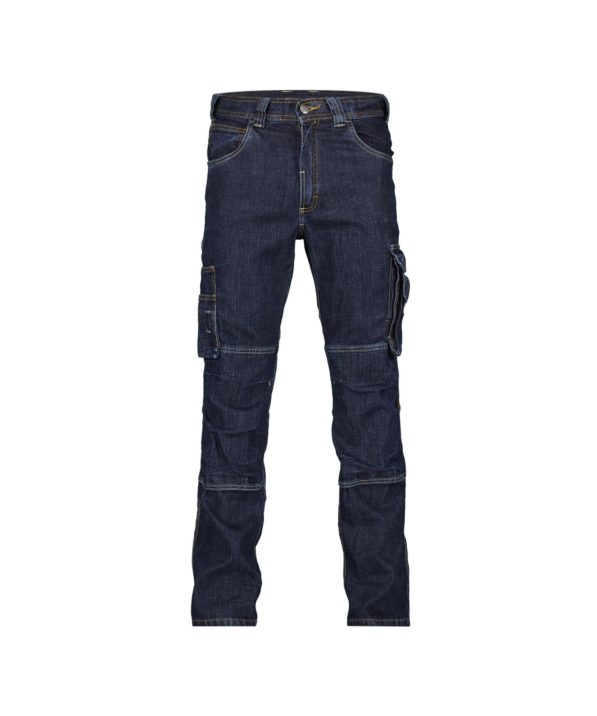 DASSY® Knoxville - Stretch-Arbeitsjeans mit Kniepolstertaschen - jeansblau, Gr. 42