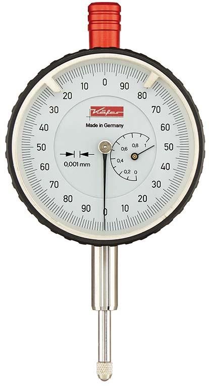 Feinmessuhr FM 1000 T linkslaufend beziffert KÄFER