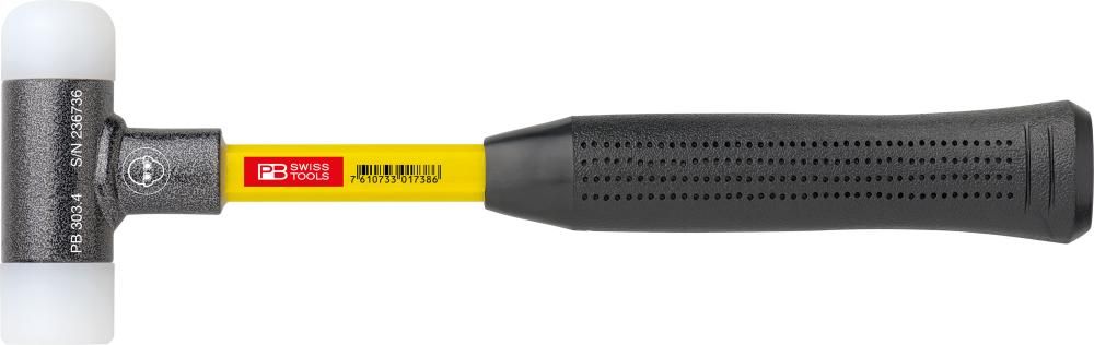 Schonhammer mit Glasfaserstiel rückschlagfrei 22mm PB Swiss Tools