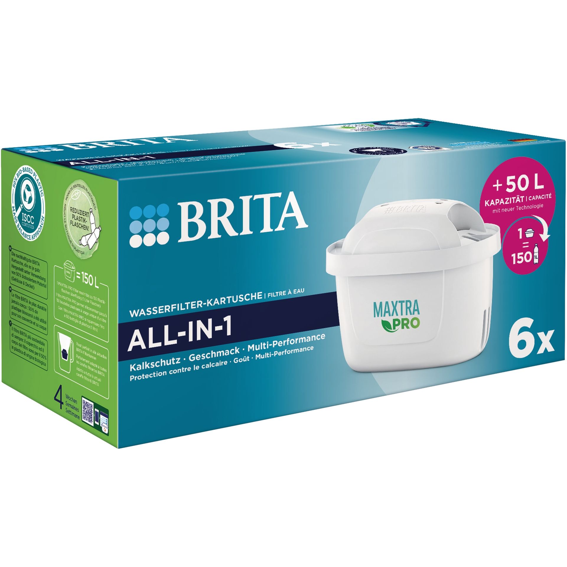 Filterkartusche MAXTRA PRO ALL-IN-1 6 St./Pack.
