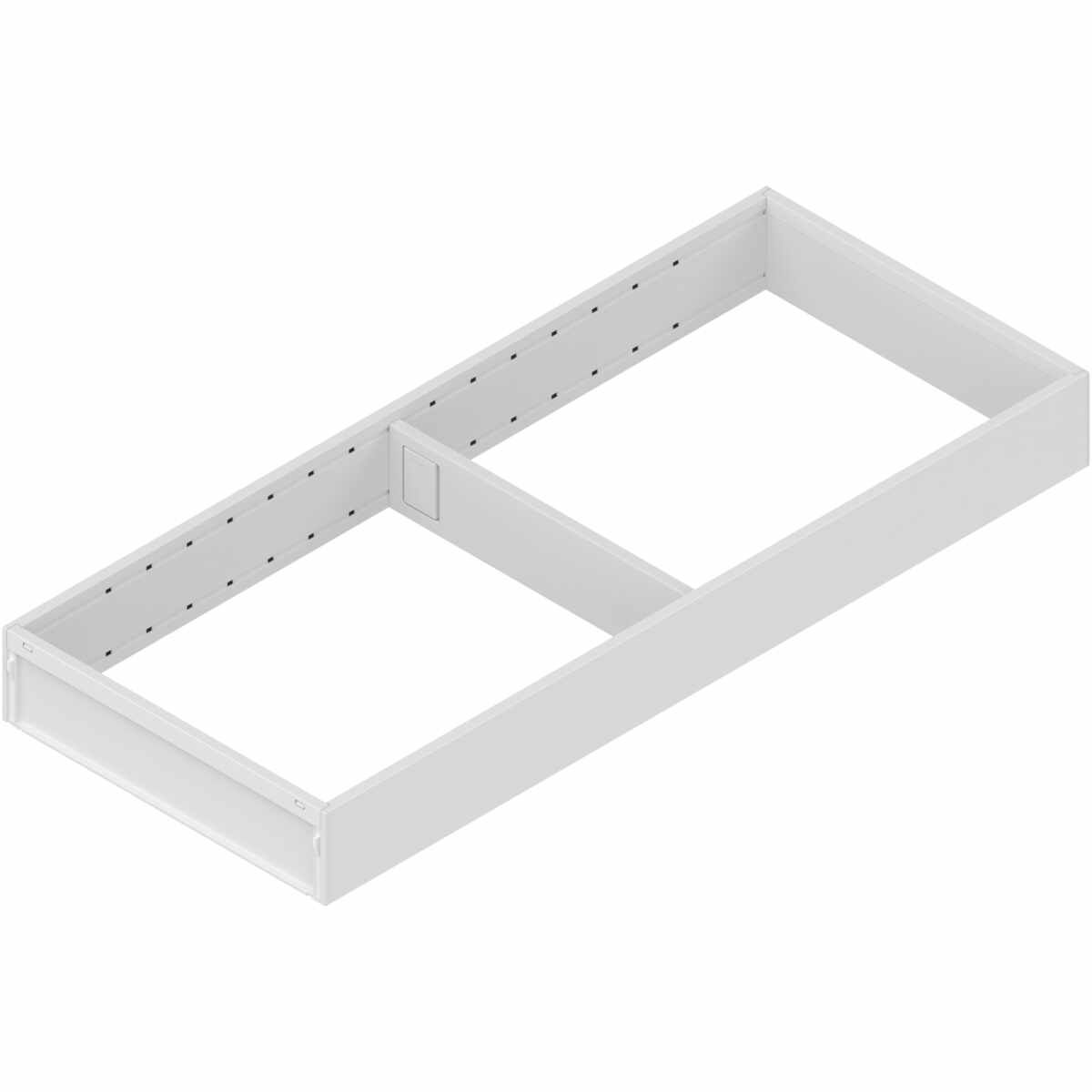 AMBIA-LINE Rahmen, für LEGRABOX/MERIVOBOX Schubkasten, Stahl, NL=500 mm, Breite=200 mm, seidenweiß matt