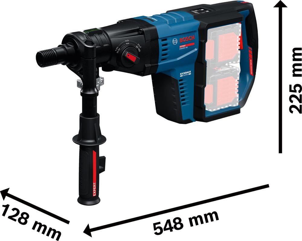 Akku-EXPERT-Diamantbohrm.EXDB18V2-180 ohne Akku ohne Ladegerät XL-Boxx