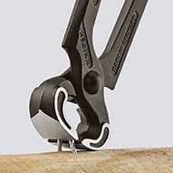 KNIPEX Kneifzange schwarz atramentiert 225 mm