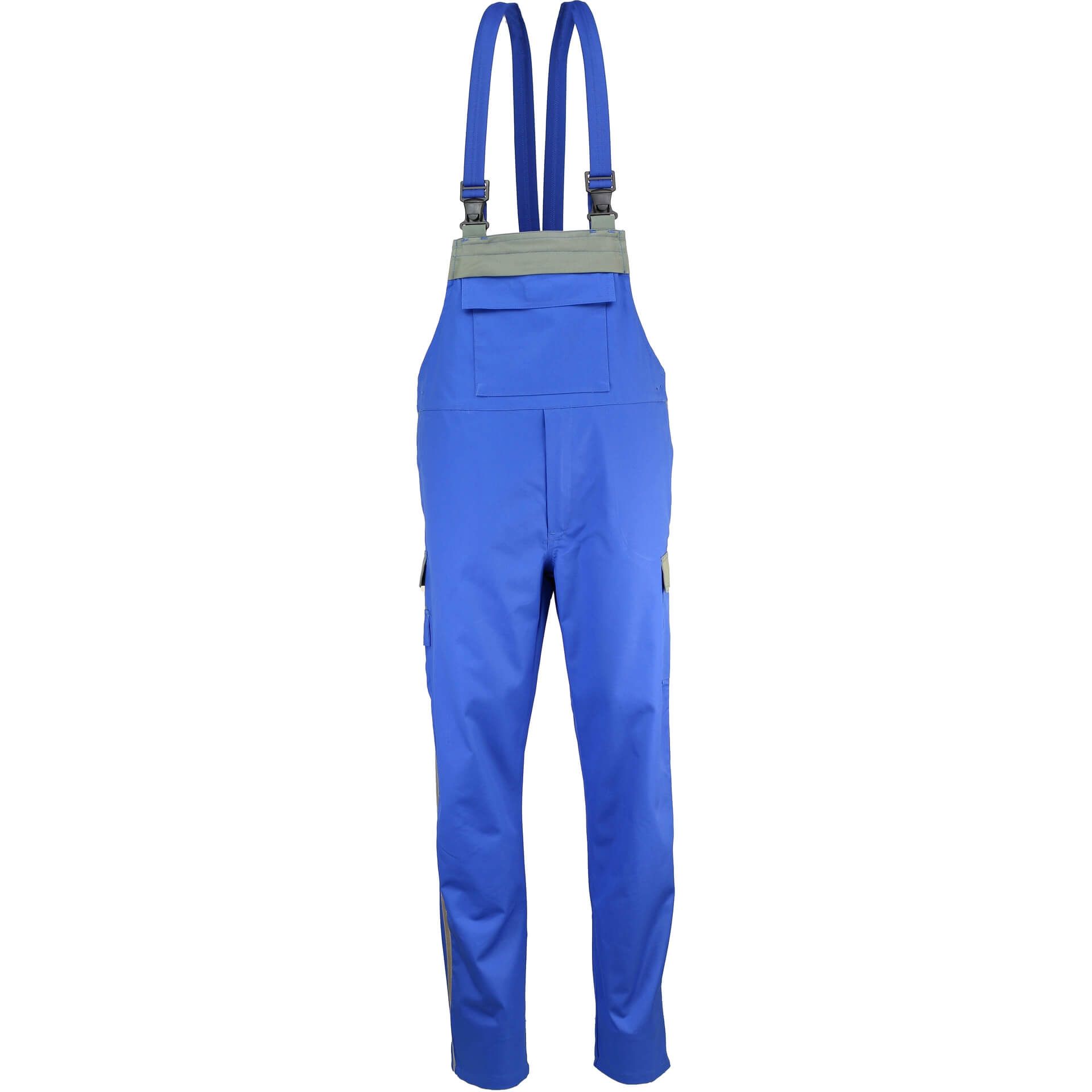 Multinorm-Latzhose XALH130, blau/grau, Gr. 42