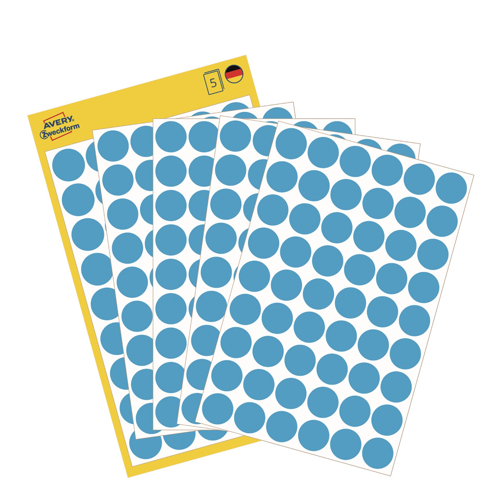 Markierungspunkt 12mm blau 270 St./Pack.