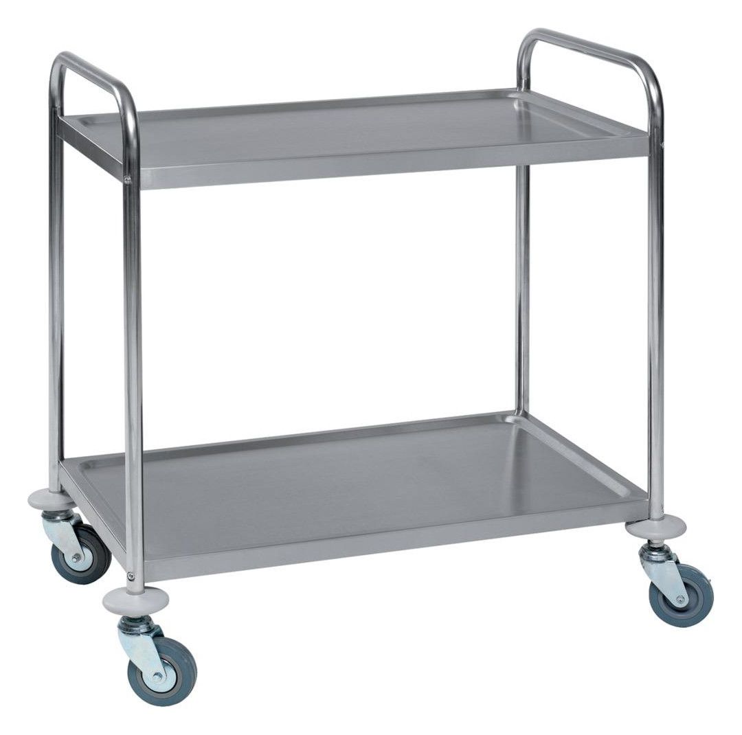 Edelstahl-Tischwagen, (zerlegt)