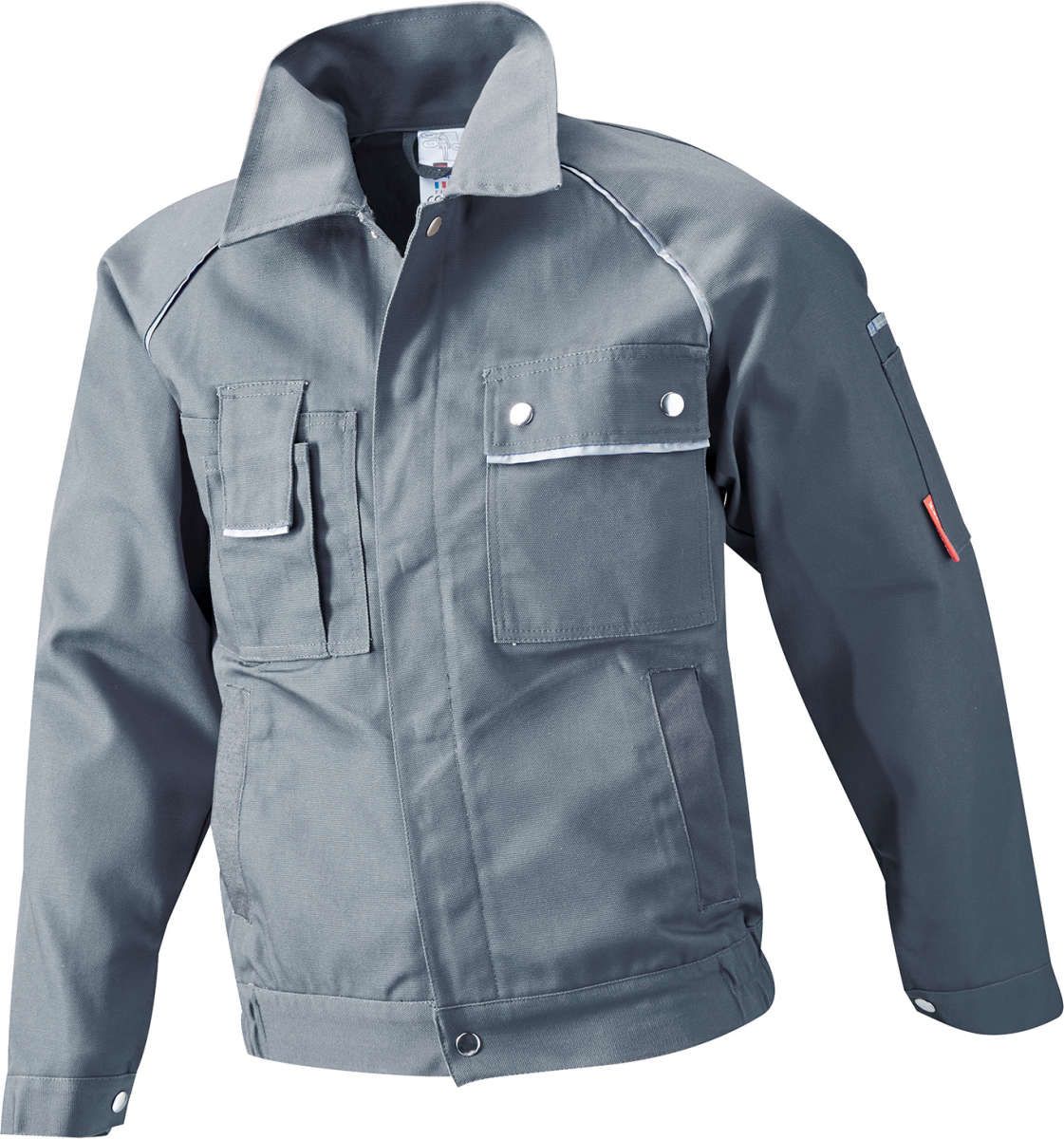 Bundjacke,Canvas,320g/qm,Gr.52,grau PLANAM