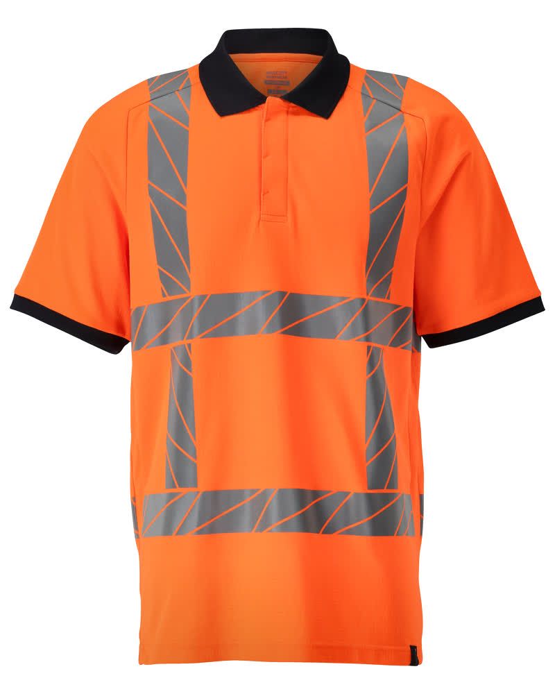 Polo-Shirt Hi-vis Orange, 2XL