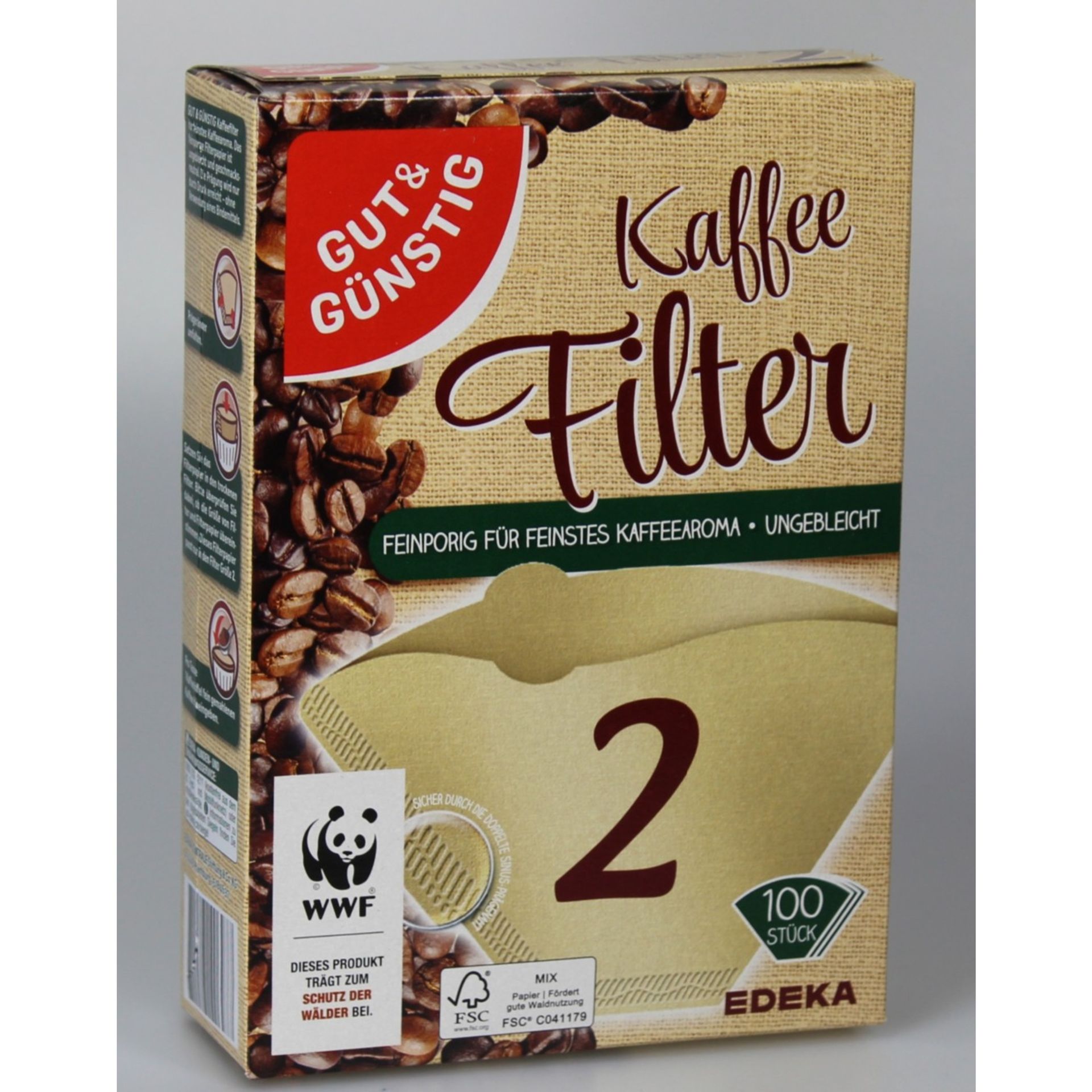 Kaffeefilter Gr.2 br 100St