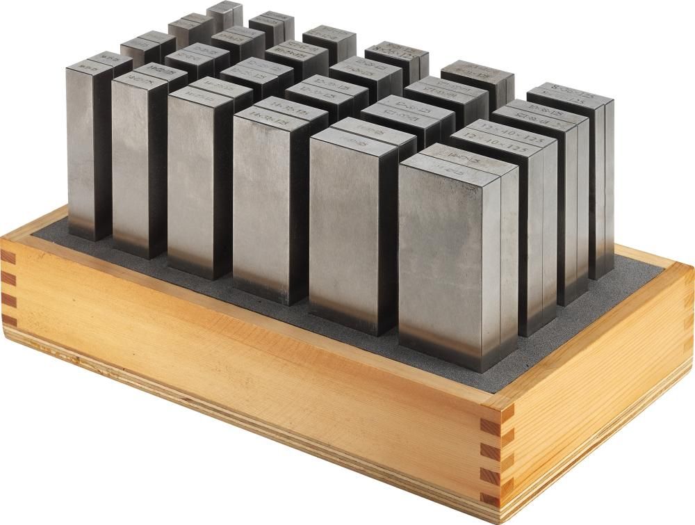 Parallelunterlage-Set P L 100mm im Holzständer AMF