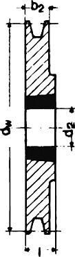 Keilrillenscheibe SPZ/10, 1-rillig, 100 mm, Taper-Buchse 1210