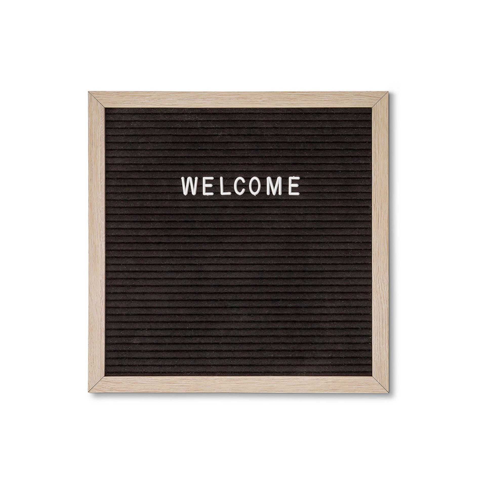 Letterboard 30x30cm hbr