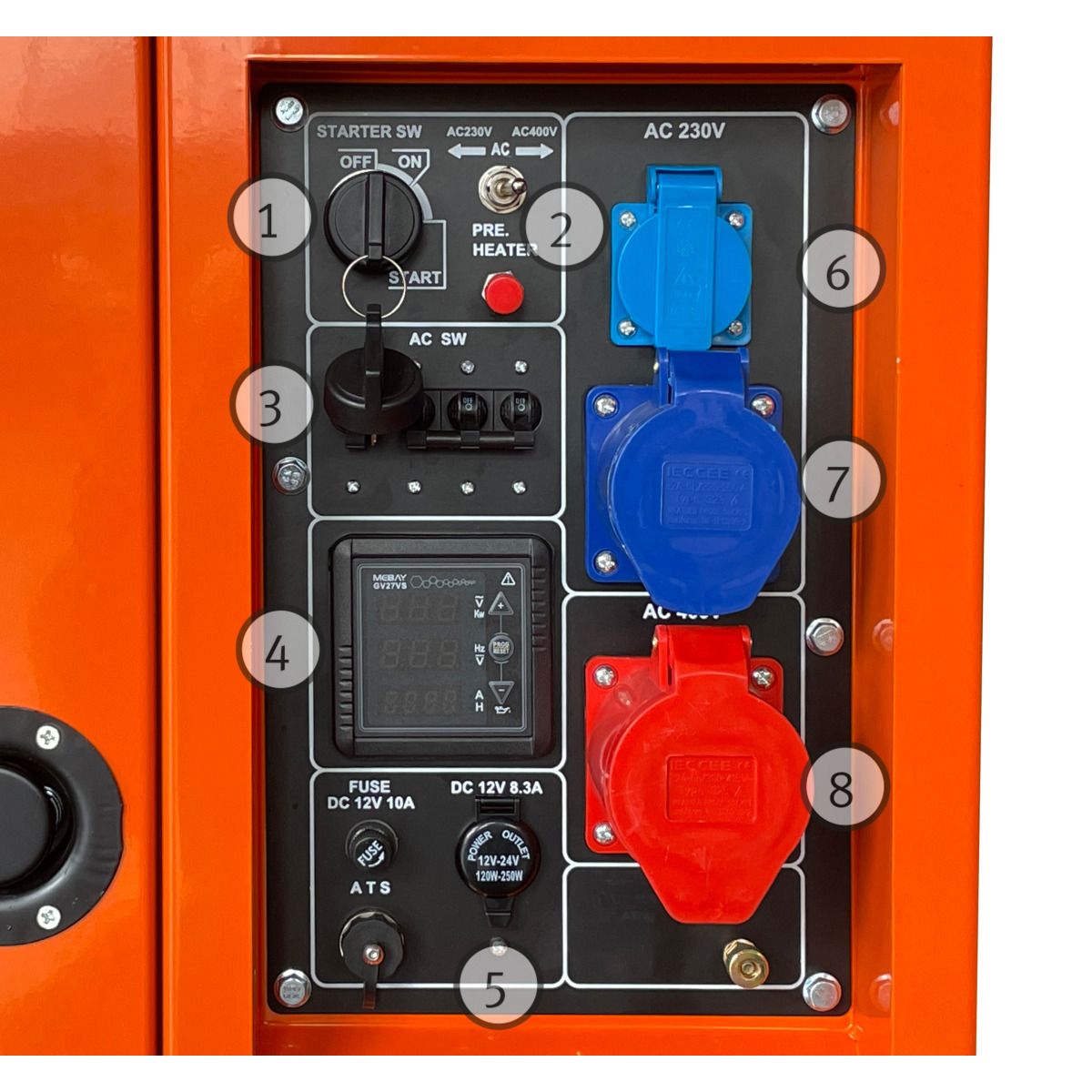Synchron-Stromerzeuger Unicraft PG-D 130 TEA-S HC