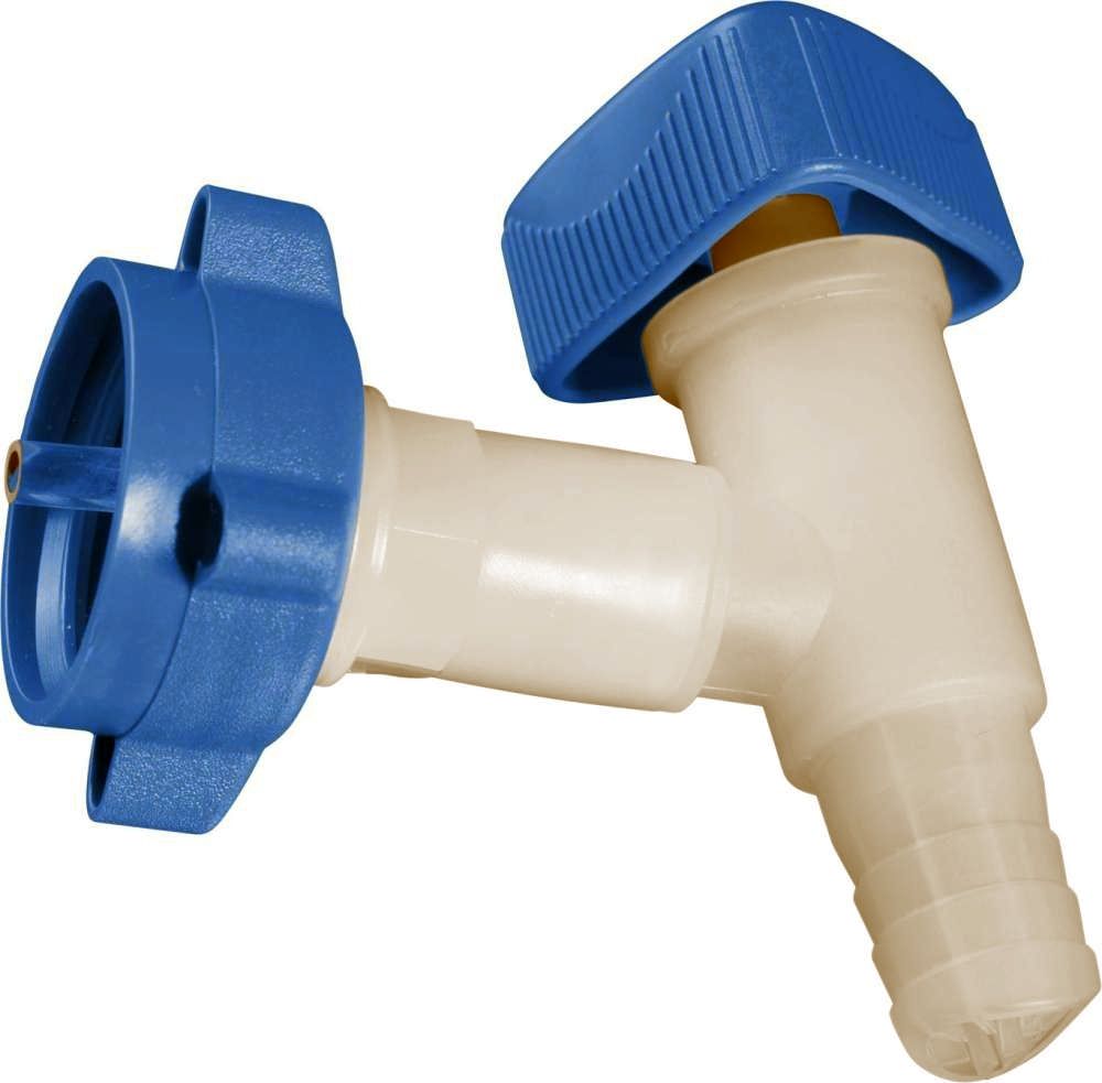 Ablasshahn Profi HD-PE/LD-PE blau/natur