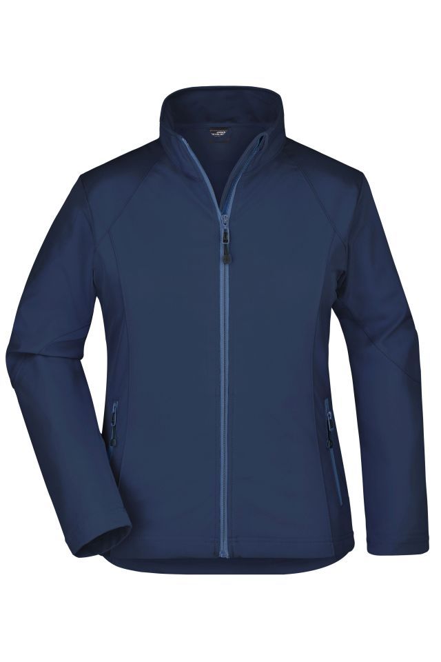 Ladies' Softshell Jacket Modische Softshelljacke blau, Gr. L