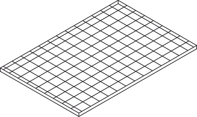 GitterrostBoden 1300X800 für Gasmagazin