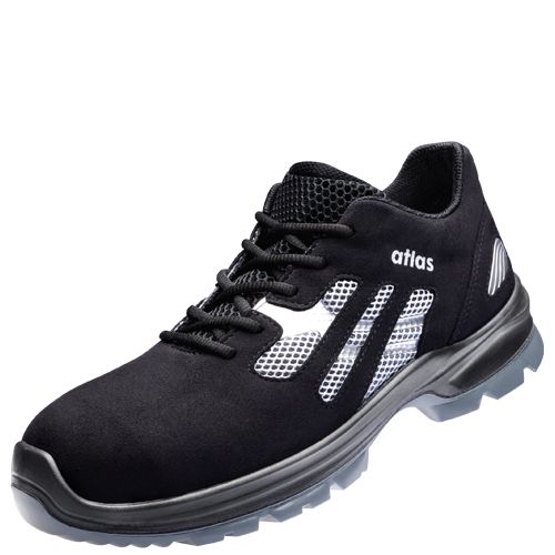 Atlas FLASH 2000 Sicherheitshalbschuh S1 ESD, Schwarz, Gr. 41, Weite 10