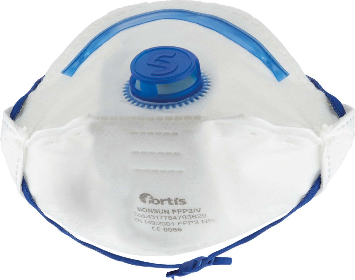 Atemschutzmaske Monsun FFP2 V, Box=12 Stück, FORTIS