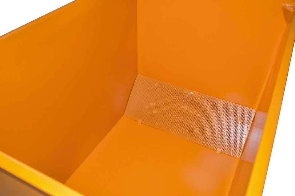 Späne-Kasten CS 30 B840xT620xH800 mm RAL2000 Tragkraft 500kg