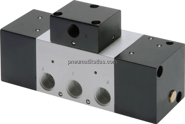 5/2-Wege Impulsuntersetzer, G 1/4" (Pilot G 1/8")