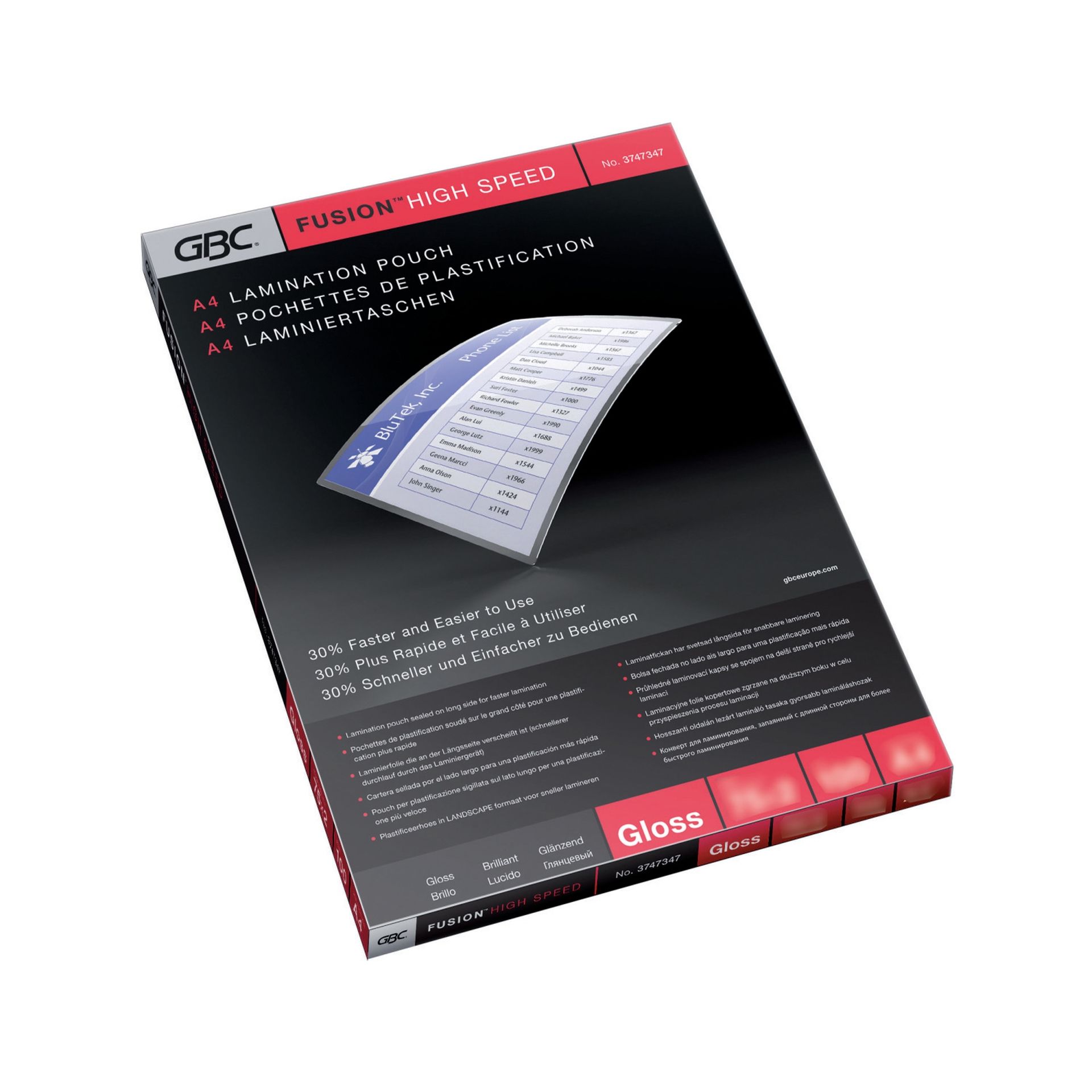 Folientasche HighSpeedPouch DIN A4 80mic 100 St./Pack.