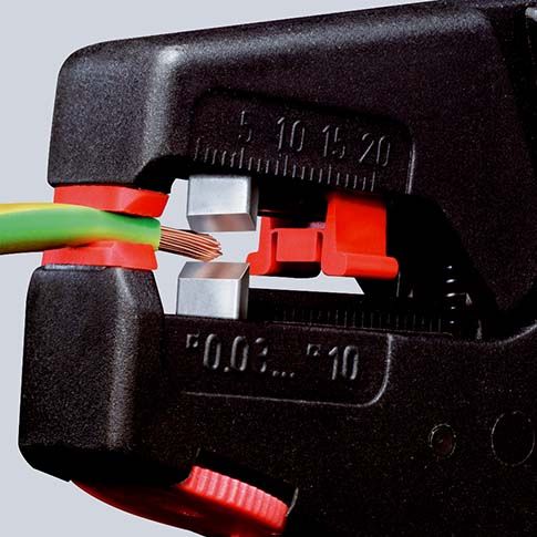 KNIPEX EvoStrip Selbsteinstellende Abisolierzange 200 mm